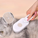 Escova A Vapor Para Gatos Cães - 3 em 1