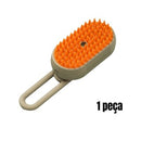 Escova A Vapor Para Gatos Cães - 3 em 1