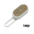 Escova A Vapor Para Gatos Cães - 3 em 1