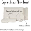 Jogo de Lençol 03 Peças 400 Fios